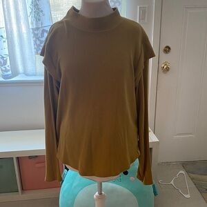 We The Free Mustard Long Sleeve Top